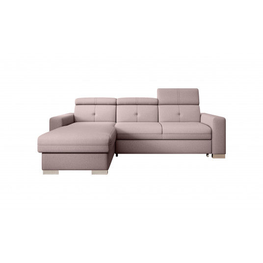 Kampinė sofa Fresia su patalynės dėže, audinys Gojo 101