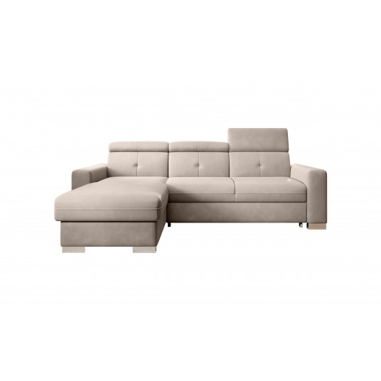 Kampinė sofa Fresia su patalynės dėže, audinys Sola 18