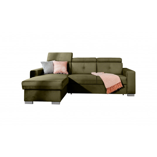  Kampinė sofa Fresia su patalynės dėže, audinys Nube 24 