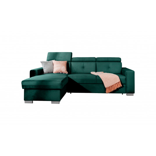  Kampinė sofa Fresia su patalynės dėže, audinys Nube 35 