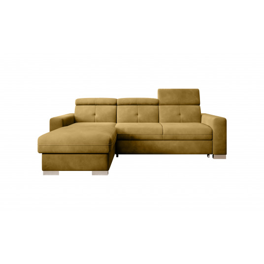 Kampinė sofa Fresia su patalynės dėže, audinys Loco 45