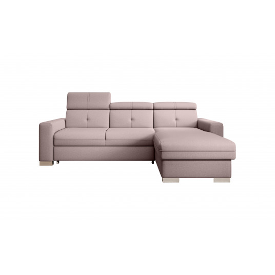 Kampinė sofa Fresia su patalynės dėže, audinys Gojo 101