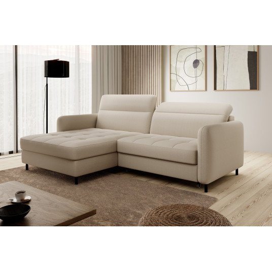  Kampinė sofa Gomsi su patalynės dėže, audinys Manhattan 18 