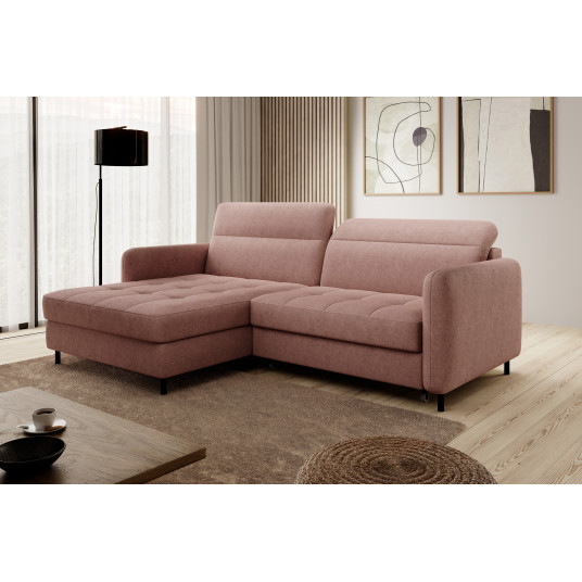  Kampinė sofa Gomsi su patalynės dėže, audinys Raquel 24 