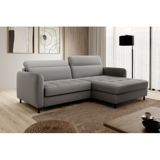  Kampinė sofa Gomsi su patalynės dėže, audinys Manhattan 03 