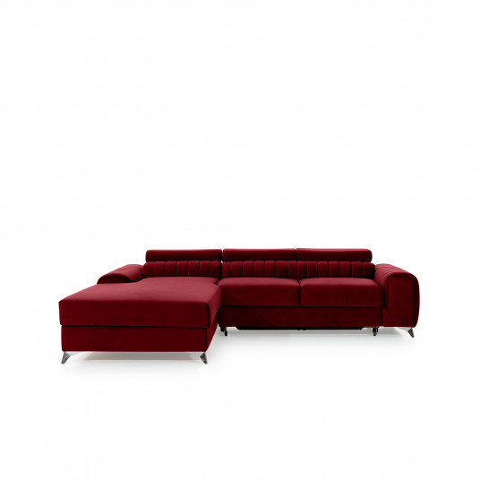Kampinė sofa Grayson su patalynės dėže, audinys Velvetmat 25
