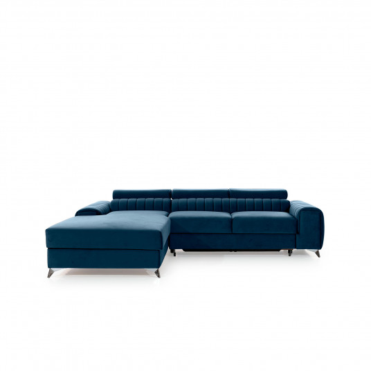 Kampinė sofa Grayson su patalynės dėže, audinys Nube 40