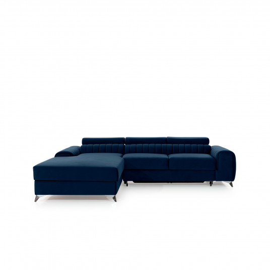 Kampinė sofa Grayson su patalynės dėže, audinys Monolith 79