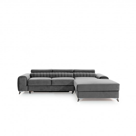 Kampinė sofa Grayson su patalynės dėže, audinys Nube 3