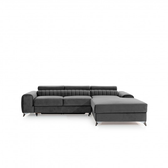 Kampinė sofa Grayson su patalynės dėže, audinys Velvetmat 4