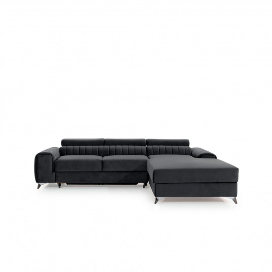 Kampinė sofa Grayson su patalynės dėže, audinys Nube 6