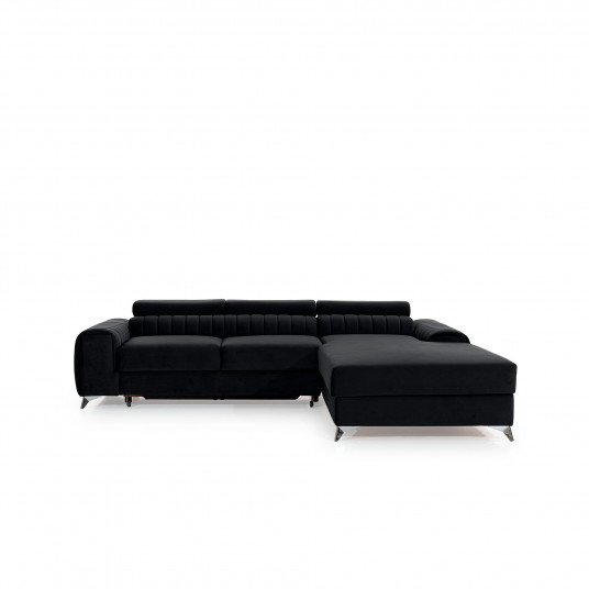 Kampinė sofa Grayson su patalynės dėže, audinys Loco 10