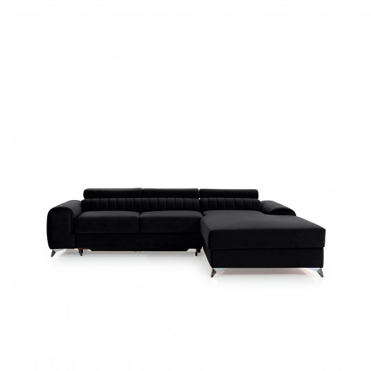 Kampinė sofa Grayson su patalynės dėže, audinys Velvetmat 10