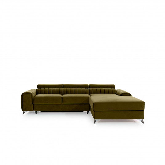  Kampinė sofa Grayson su patalynės dėže, audinys Nube 33 