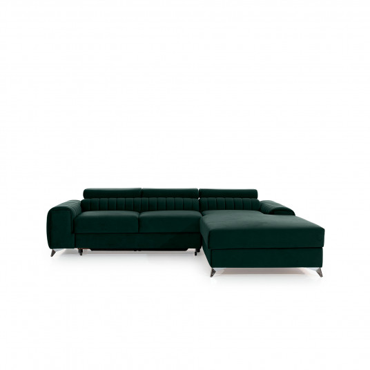  Kampinė sofa Grayson su patalynės dėže, audinys Loco 35 