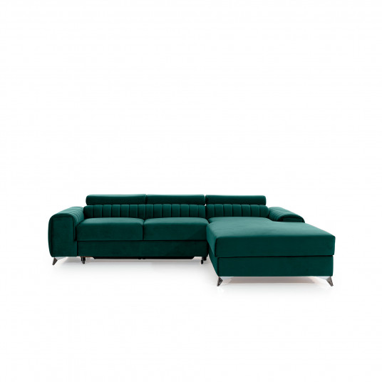  Kampinė sofa Grayson su patalynės dėže, audinys Velvetmat 38 