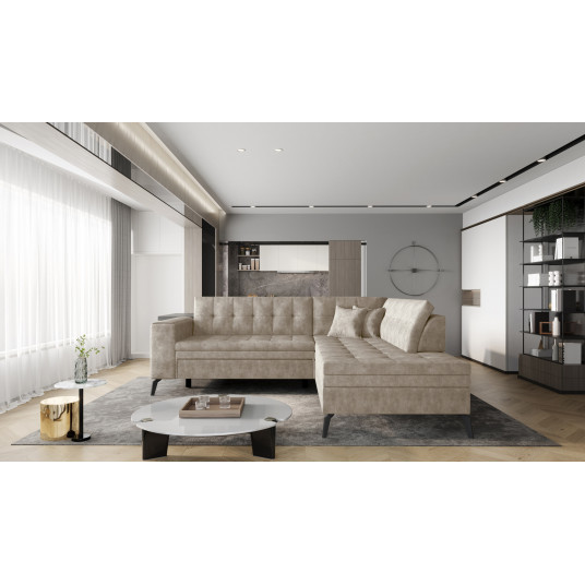 Kampinė sofa Lanvin, audinys Leve 18