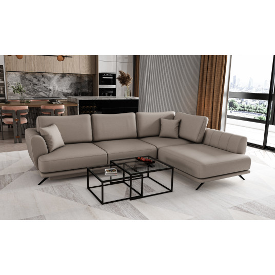  Kampinė sofa Larde su patalynės dėže, audinys Savoi 7 
