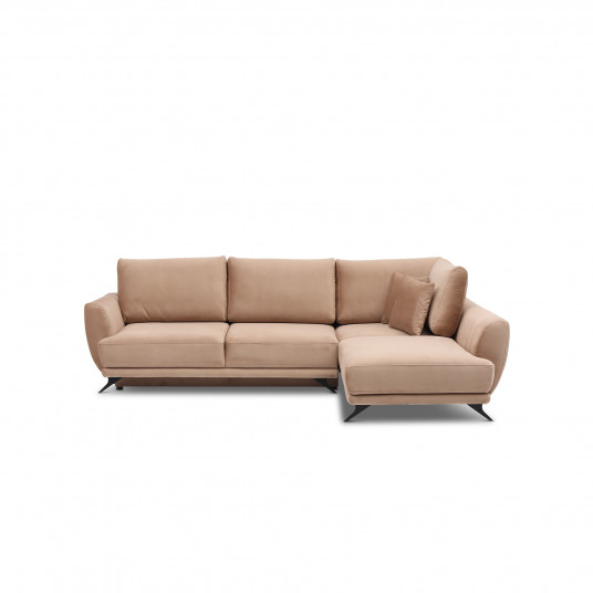 Kampinė sofa Larde su patalynės dėže, audinys Loco 20
