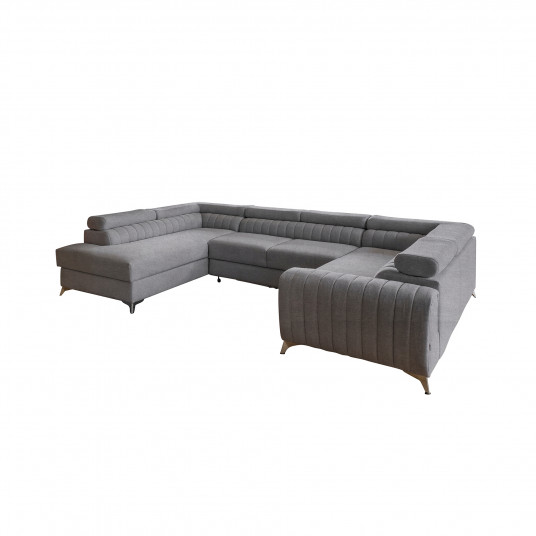  Kampinė sofa Louis su patalynės dėže, audinys Poco 4 