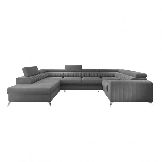 Kampinė sofa Louis su patalynės dėže, audinys Vero 4