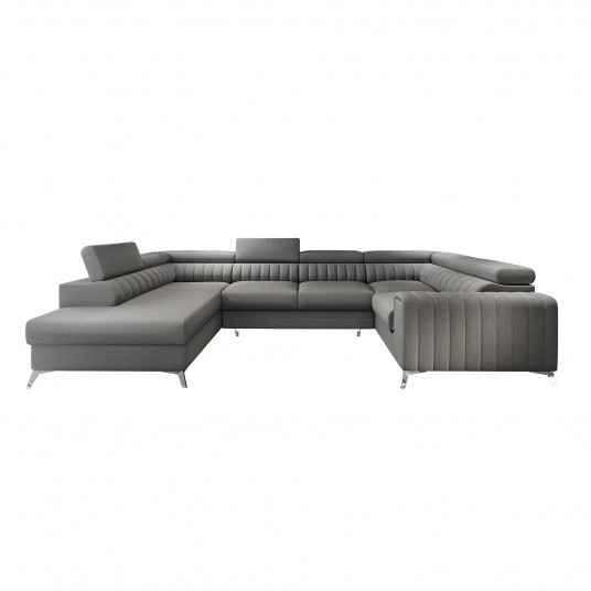 Kampinė sofa Louis su patalynės dėže, audinys Flores 5