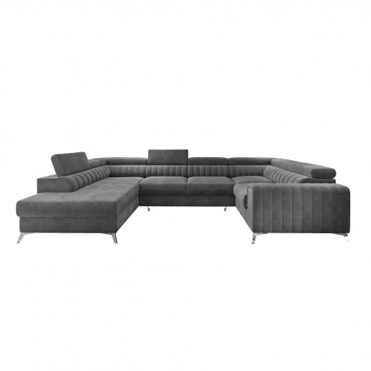 Kampinė sofa Louis su patalynės dėže, audinys Sola 6