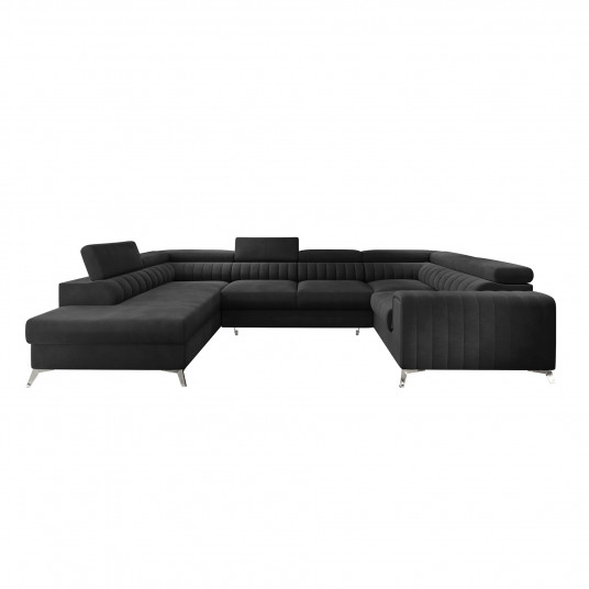 Kampinė sofa Louis su patalynės dėže, audinys Velvetmat 6