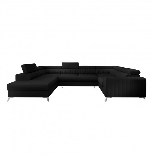  Kampinė sofa Louis su patalynės dėže, audinys Softis 11 