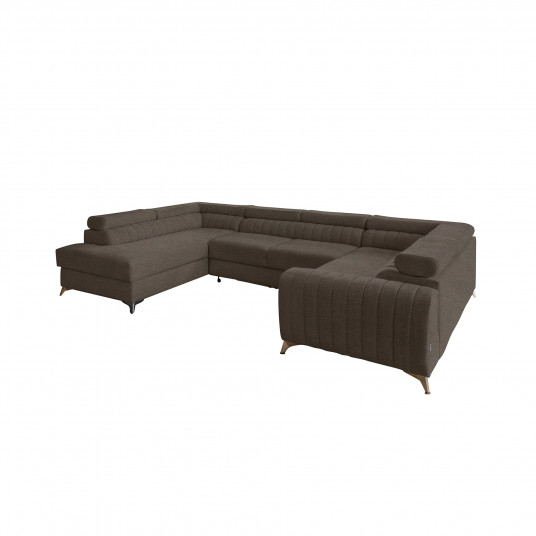  Kampinė sofa Louis su patalynės dėže, audinys Vero 18 