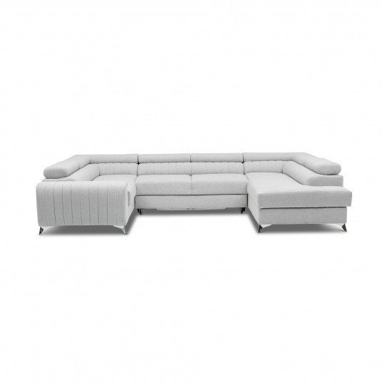 Kampinė sofa Louis su patalynės dėže, audinys Borneo 4