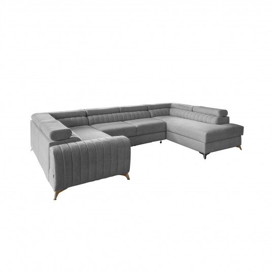 Kampinė sofa Louis su patalynės dėže, audinys Gojo 4