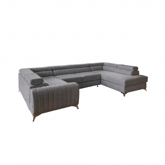 Kampinė sofa Louis su patalynės dėže, audinys Poco 4