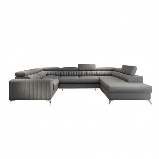 Kampinė sofa Louis su patalynės dėže, audinys Flores 5