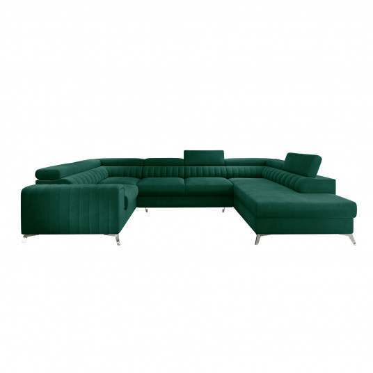 Kampinė sofa Louis su patalynės dėže, audinys Nube 35