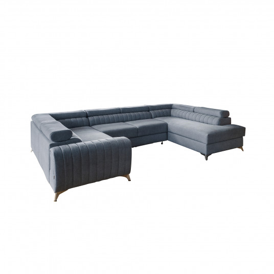  Kampinė sofa Louis su patalynės dėže, audinys Gojo 40 