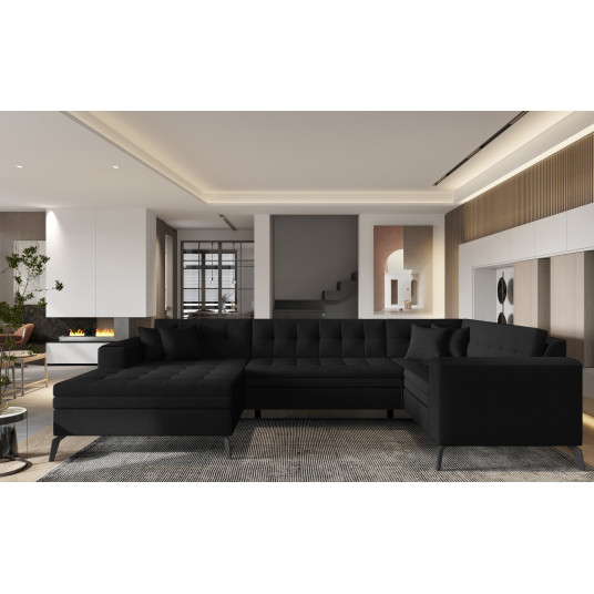  Kampinė sofa Montez, audinys Flores 10 