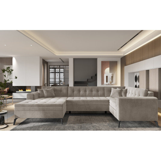 Kampinė sofa Montez, audinys Sola 18