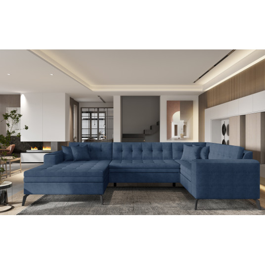 Kampinė sofa Montez, audinys Gojo 40
