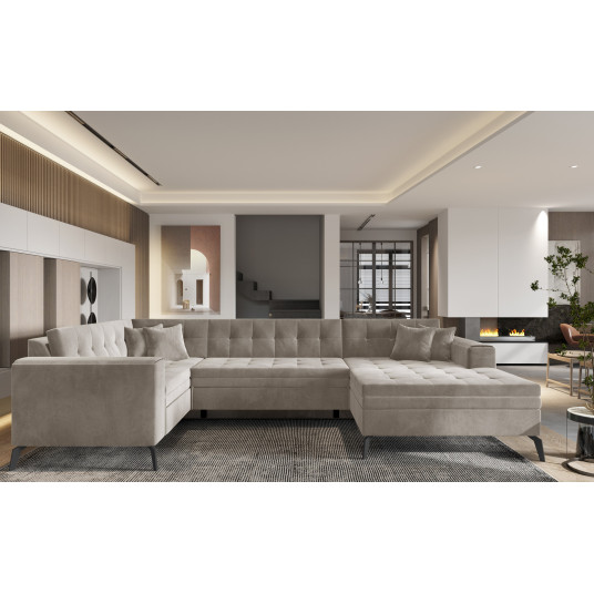 Kampinė sofa Montez, audinys Sola 18