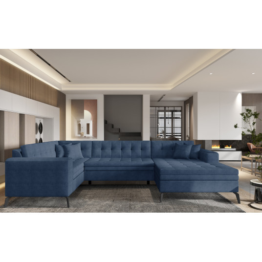 Kampinė sofa Montez, audinys Gojo 40