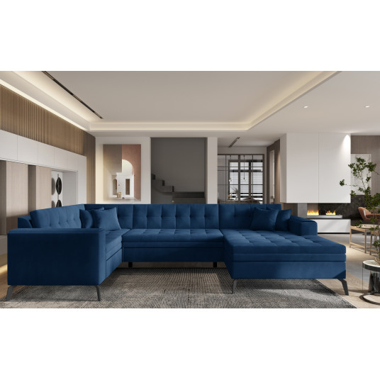 Kampinė sofa Montez, audinys Nube 40
