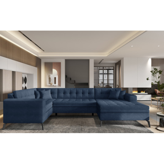 Kampinė sofa Montez, audinys Poco 40