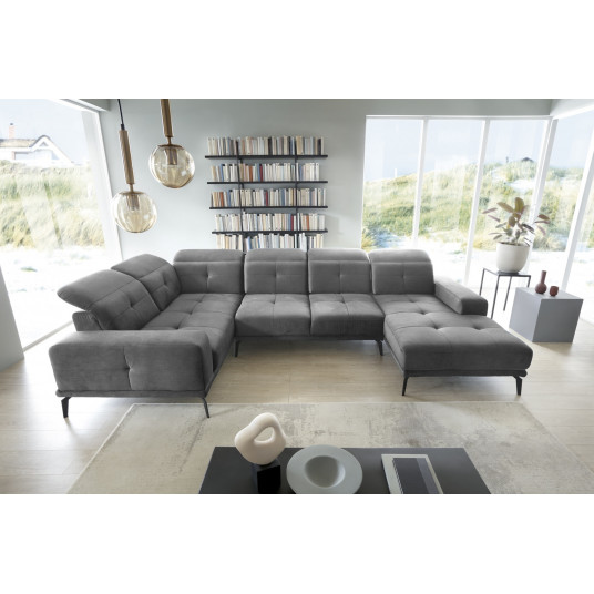 Kampinė sofa Neviro, audinys Nube 3