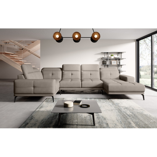 Kampinė sofa Neviro, audinys Poco 7