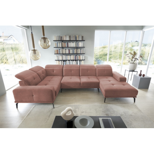 Kampinė sofa Neviro, audinys Nube 24