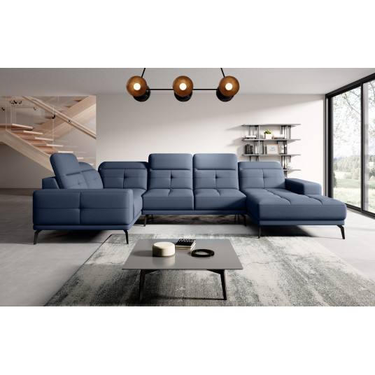 Kampinė sofa Neviro, audinys Gojo 40