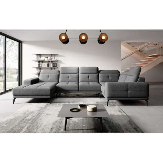 Kampinė sofa Neviro, audinys Flores 4