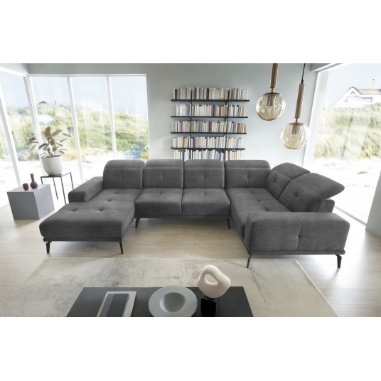 Kampinė sofa Neviro, audinys Loco 06