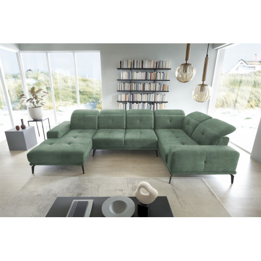 Kampinė sofa Neviro, audinys Loco 45